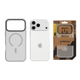 Tactical MagForce Hyperstealth TPU/TPC  iPhone 17 Pro Max/18 Pro Max - svetlo-šedé