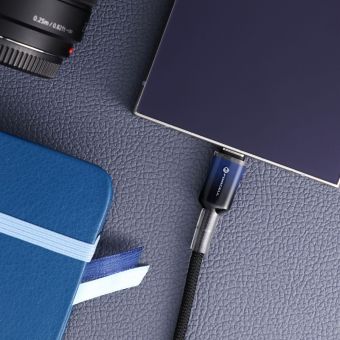 FORCELL F-ENERGY C357 Gradient, USB-C/USB-C, QC4.0 PD 5A 100W, 1m, čierny