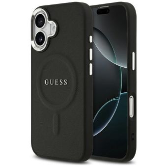 Obal Guess PU Saffiano MagSafe Apple iPhone 17 GUHMP17SPSAREGSK čierny