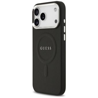 Obal Guess PU Saffiano MagSafe Apple iPhone 17 Pro Max GUHMP17XPSAREGSK čierny