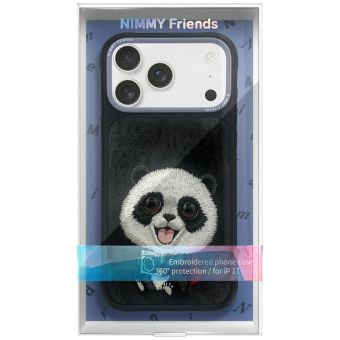 NIMMY case BIG EYED PET 2.0 Panda for IPHONE 17 black