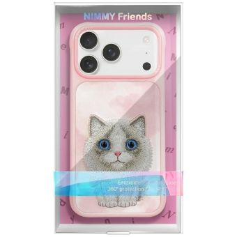 NIMMY case BIG EYED PET 2.0 Cat for IPHONE 17 Pro Max pink