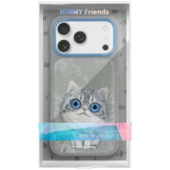 NIMMY case BIG EYED PET 2.0 Cat for IPHONE 17 gray