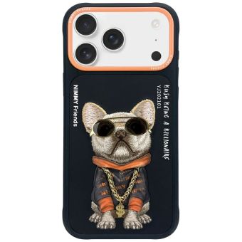 NIMMY case GLASSES COOL DOG for IPHONE 17 black