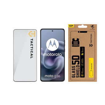 Ochranné sklo Tactical Glass Shield 5D Motorola Moto G86 5G/G86 Power 5G čierne