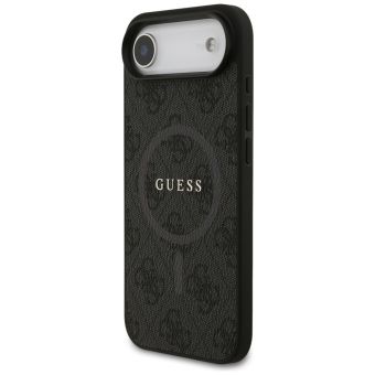 Obal Guess PU Leather 4G Colored Ring MagSafe Apple iPhone Air GUHMP17MG4GFRK čierny