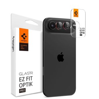 Spigen Optik Pro L-Series Glas.Tr ”Ez Fit” Camera Protector 2-Pack for iPhone Air Black (2ks)