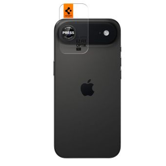 Spigen Optik Pro L-Series Glas.Tr ”Ez Fit” Camera Protector 2-Pack for iPhone Air Black (2ks)