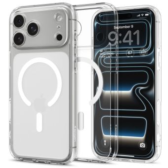 Spigen Ultra Hybrid Mag Magsafe case for iPhone 17 Pro Frost White