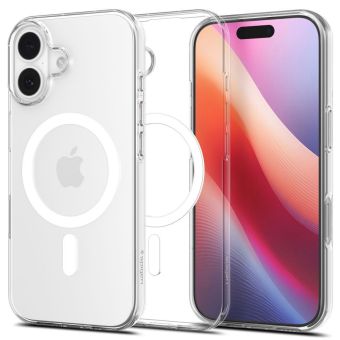 Spigen Liquid Crystal Mag Magsafe  iPhone 17 Clear/White