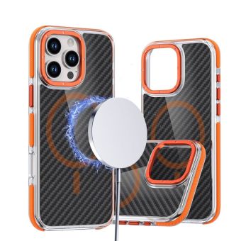 Obal FIBER MagSafe Apple iPhone 16 Pro Max oranžový