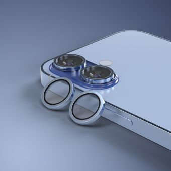 Ochranné sklo na fotoaparát Etteri Camera Lens Protector Apple iPhone 17 modré