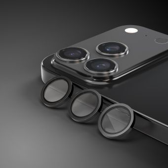 Ochranné sklo na fotoaparát Etteri Camera Lens Protector Apple iPhone 17 Pro/17 Pro Max čierne