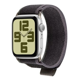 Remienok OBAL:ME Textil Apple Watch 42-49mm M-L sivo-zelený