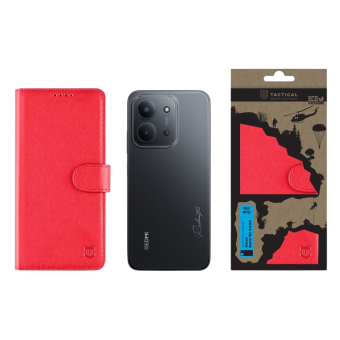 Obal Tactical Field Notes Book Xiaomi Redmi 15C/POCO C85 červený