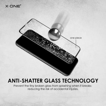 Ochranné sklo X-ONE Extra Strong Matte Apple iPhone Air čierne