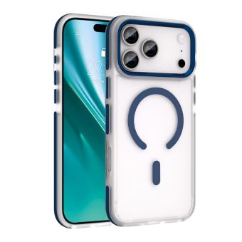 Etteri Icy Magsafe TPU/TPC iPhone 17 Pro/18 Pro - transparentno-modré