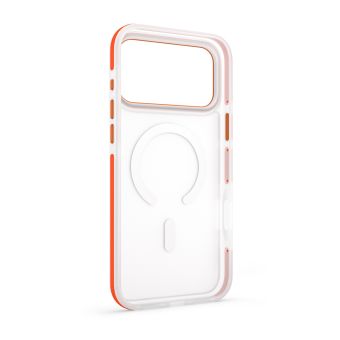 Etteri Icy Magsafe TPU/TPC iPhone 17 Pro/18 Pro - transparentno-oranžové