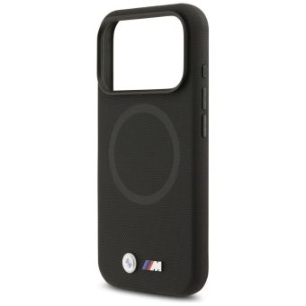 Obal BMW M FW Metal Logo Apple iPhone 17 Pro BMHMP17L25PFWSMK čierny