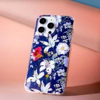 Glow Glam TPU Xiaomi Redmi Note 14 Pro 5G/Note 14 Pro Plus 5G - modré