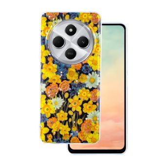 Glow Glam TPU Xiaomi Redmi Note 14 Pro 5G/Note 14 Pro Plus 5G - oranžové