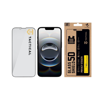 Ochranné sklo Tactical Glass Shield Privacy Stealth 5D Apple iPhone 13/13 Pro/14/16e čierne