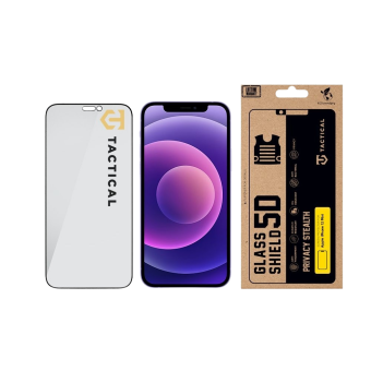 Ochranné sklo Tactical Glass Shield Privacy Stealth 5D Apple iPhone 12 Mini čierne