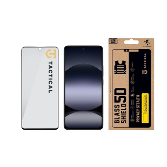 Ochranné sklo Tactical Glass Shield Privacy Stealth 5D Xiaomi Redmi Note 14 4G/5G/POCO X7 Pro 5G čierne