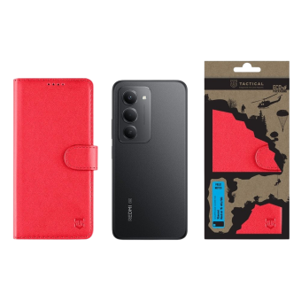 Obal Tactical Field Notes Book Xiaomi Redmi 15 4G/5G červený
