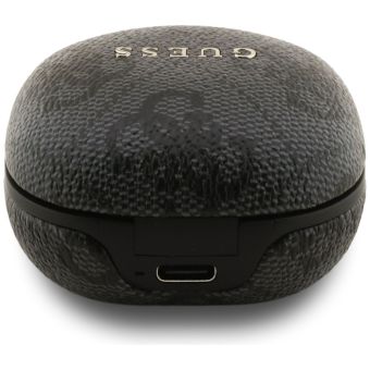 Guess PU 4G Script Logo ENC TWS bezdrôtové slúchadlá GUTWST3P4EGK čierne