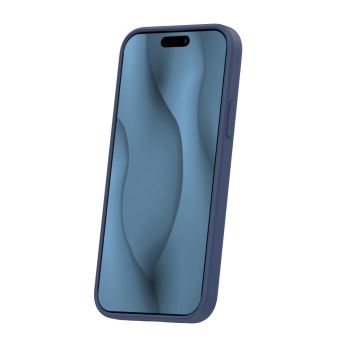Obal Silicone Thin Mag Apple iPhone 12/12 Pro tmavomodrý