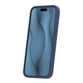 Obal Silicone Thin Mag Apple iPhone 16 Pro tmavomodrý