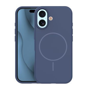 Obal Silicone Thin Mag Apple iPhone 17 tmavomodrý