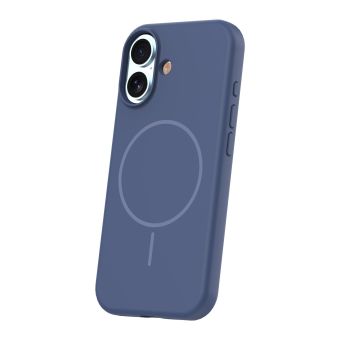 Obal Silicone Thin Mag Apple iPhone 17 tmavomodrý