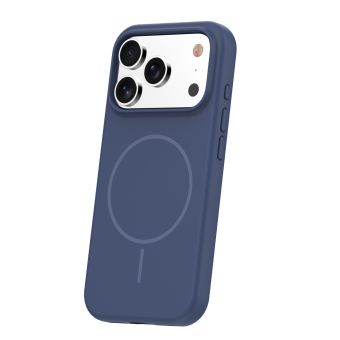 Obal Silicone Thin Mag Apple iPhone 17 Pro tmavomodrý