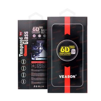 Sklo 6D Pro Veason Samsung Galaxy S26 Ultra S948 celotvárové - čierne