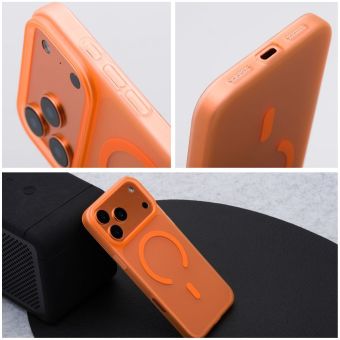 Obal GO ORANGE MagSafe Apple iPhone 17 Pro oranžový