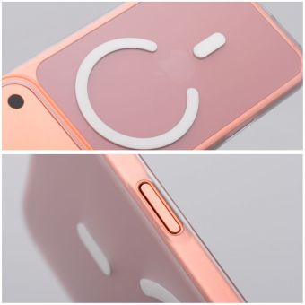 Obal GO ORANGE MagSafe Apple iPhone 17 transparentný