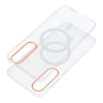 Obal GO ORANGE MagSafe Motorola Moto G86 5G/G86 Power 5G transparentný