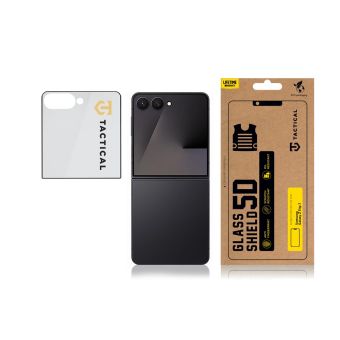 Ochranné sklo Tactical Glass Shield 5D Samsung Galaxy Z Flip7 5G F766 čierne (predné)