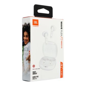 Wireless earphones JBL Wave Flex JBLWFLEXWHT white