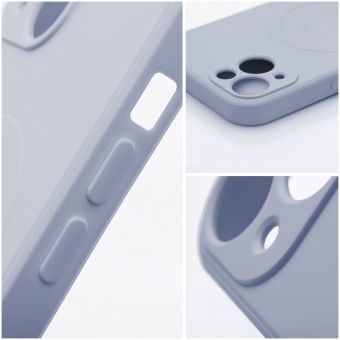 Obal SILICONE MAG COVER MagSafe Samsung Galaxy A57 5G A576 svetlo-modrý