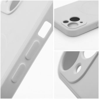 Obal SILICONE MAG COVER MagSafe Samsung Galaxy A57 5G A576 titánovo sivý