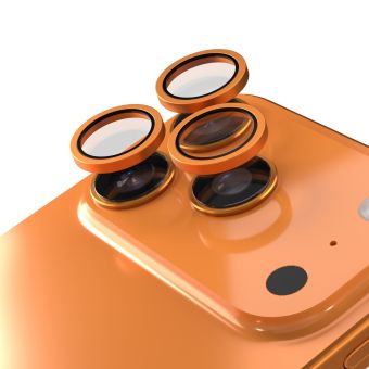 Ochranné sklo na fotoaparát Etteri Camera Lens Protector Apple iPhone 17 Pro/17 Pro Max oranžové