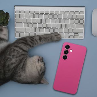 Obal SILICONE 2mm Samsung Galaxy A57 5G A576 ružový