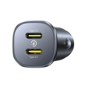 Baseus GoTrip 2xUSB-C 30W čierna