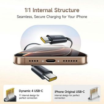 Baseus Dynamic 4 Pro USB-C/USB-C 100W 1m čierny