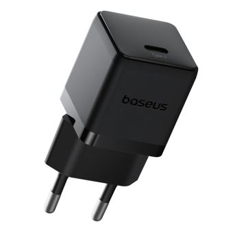 Adaptér Baseus Palm 20W 1×USB-C EU Cluster Black