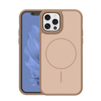 Frame Thin Magsafe TPU/TPC  iPhone 12/12 Pro - hnedé