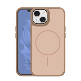 Frame Thin Magsafe TPU/TPC  iPhone 14 - hnedé